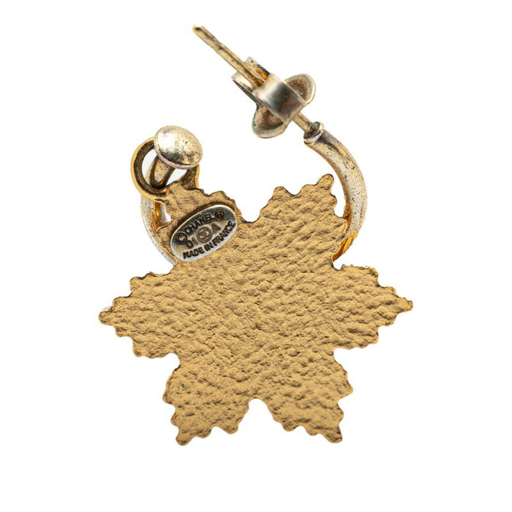 Earrings Gold-Tone Metal
