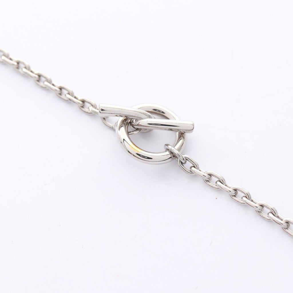 Pendant Necklace Leather and Stainless Steel
