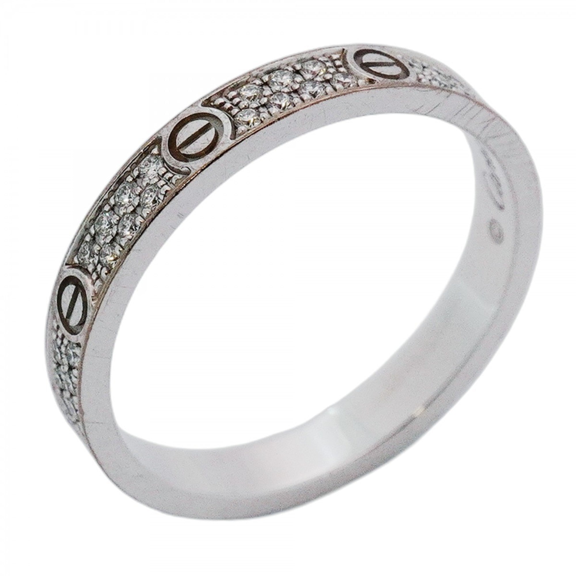 Ring 18K White Gold with Diamond Mini