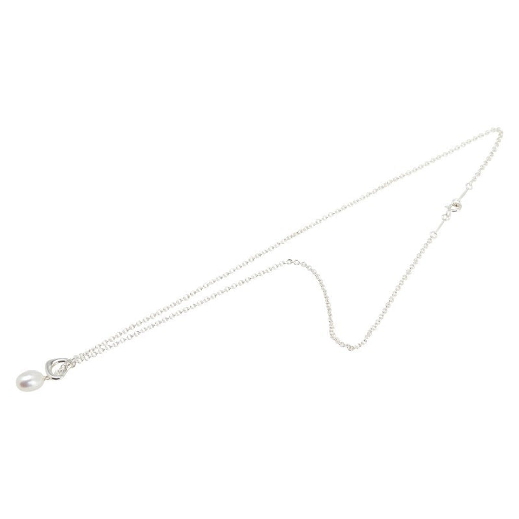 Open Heart Pendant Necklace Sterling Silver 19mm