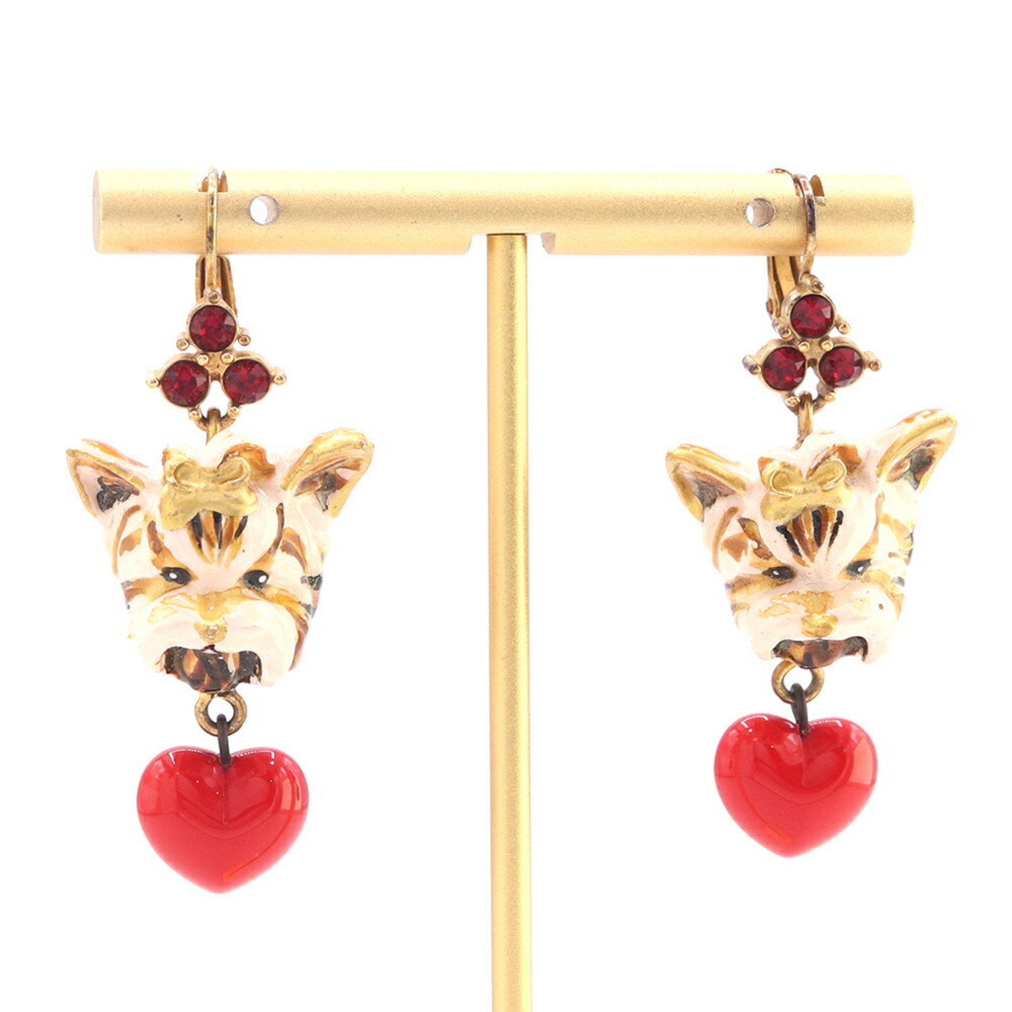 Earrings Gold-Tone Metal