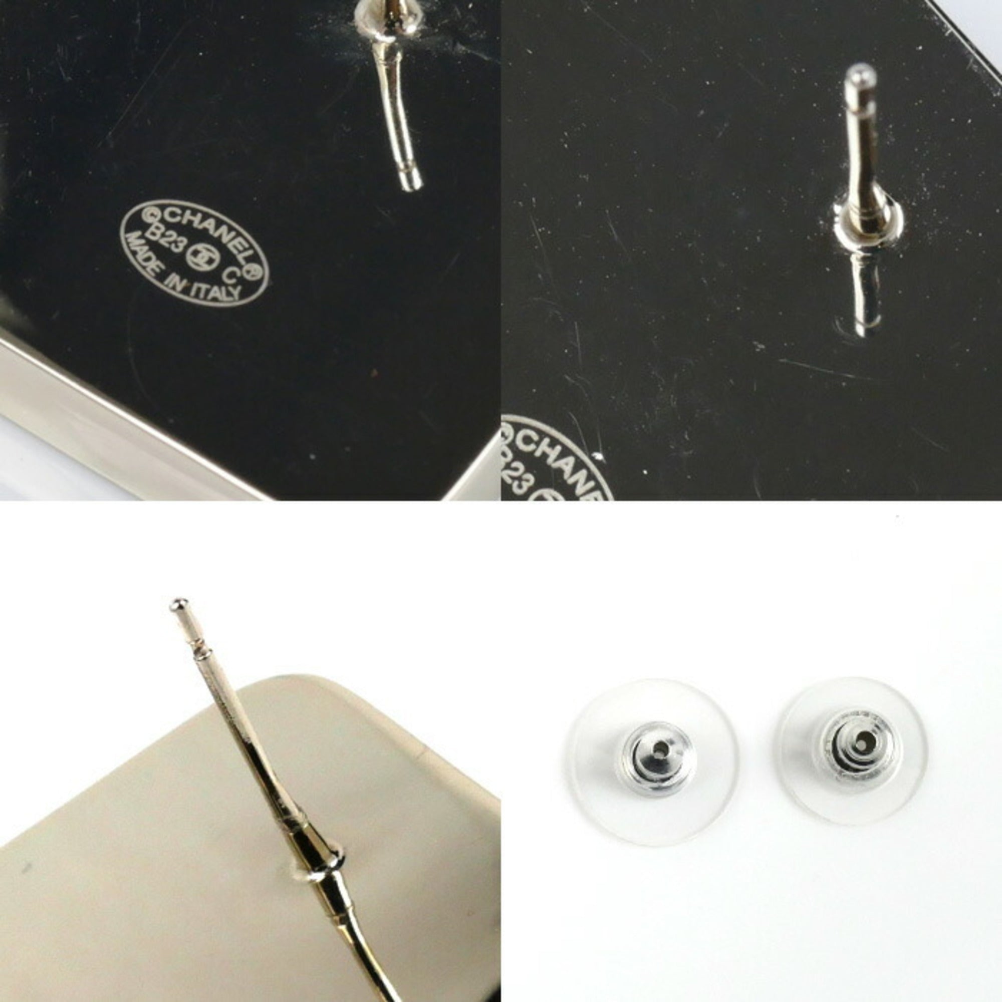 CC Logo Earrings Metal