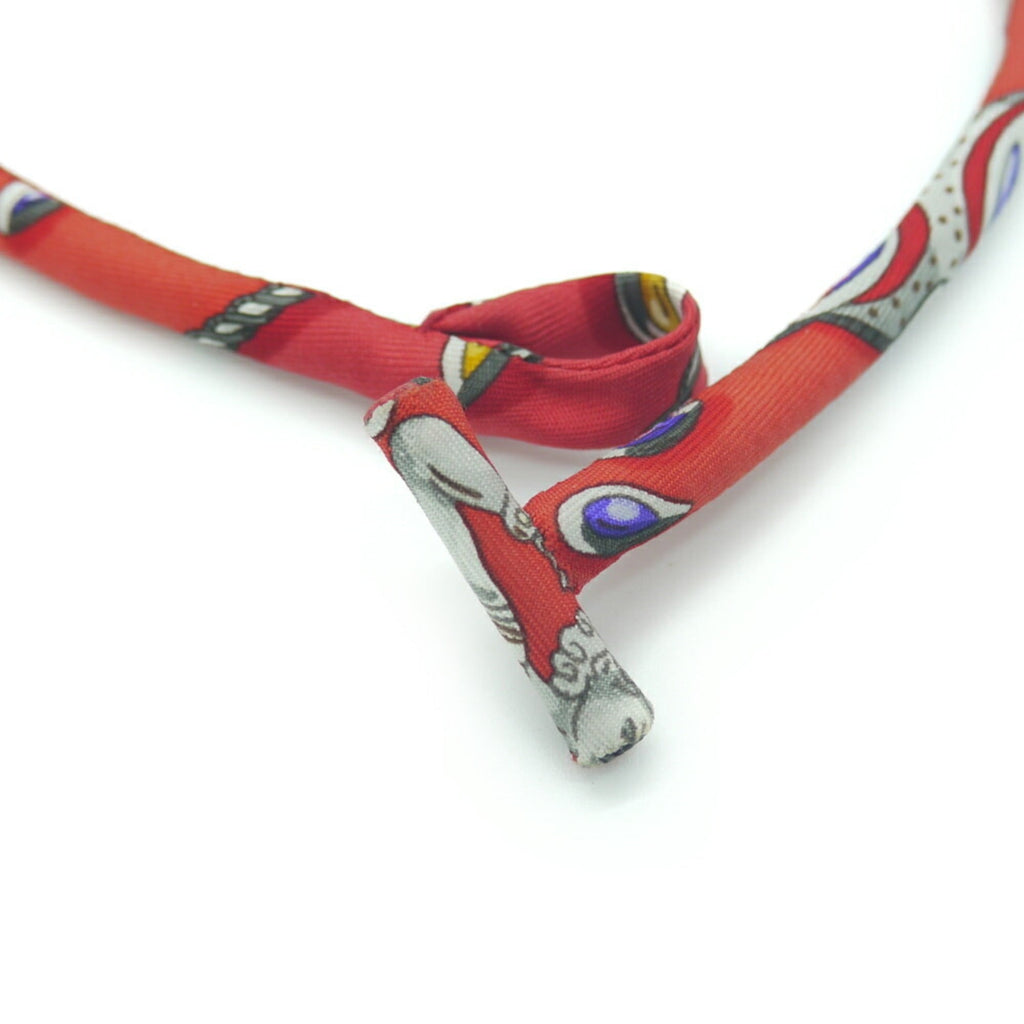 Choker Necklace Silk Multi-Color