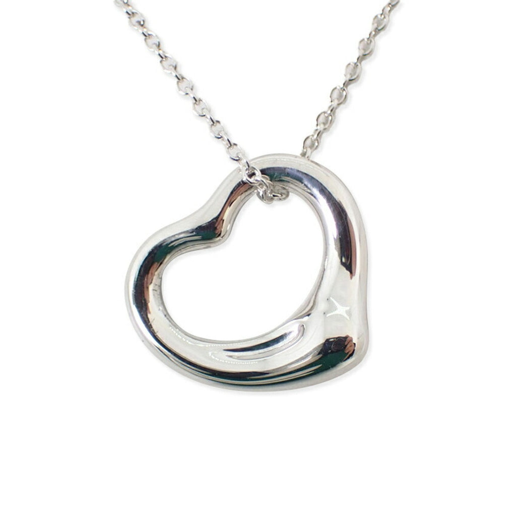 Heart Pendant Necklace Sterling Silver