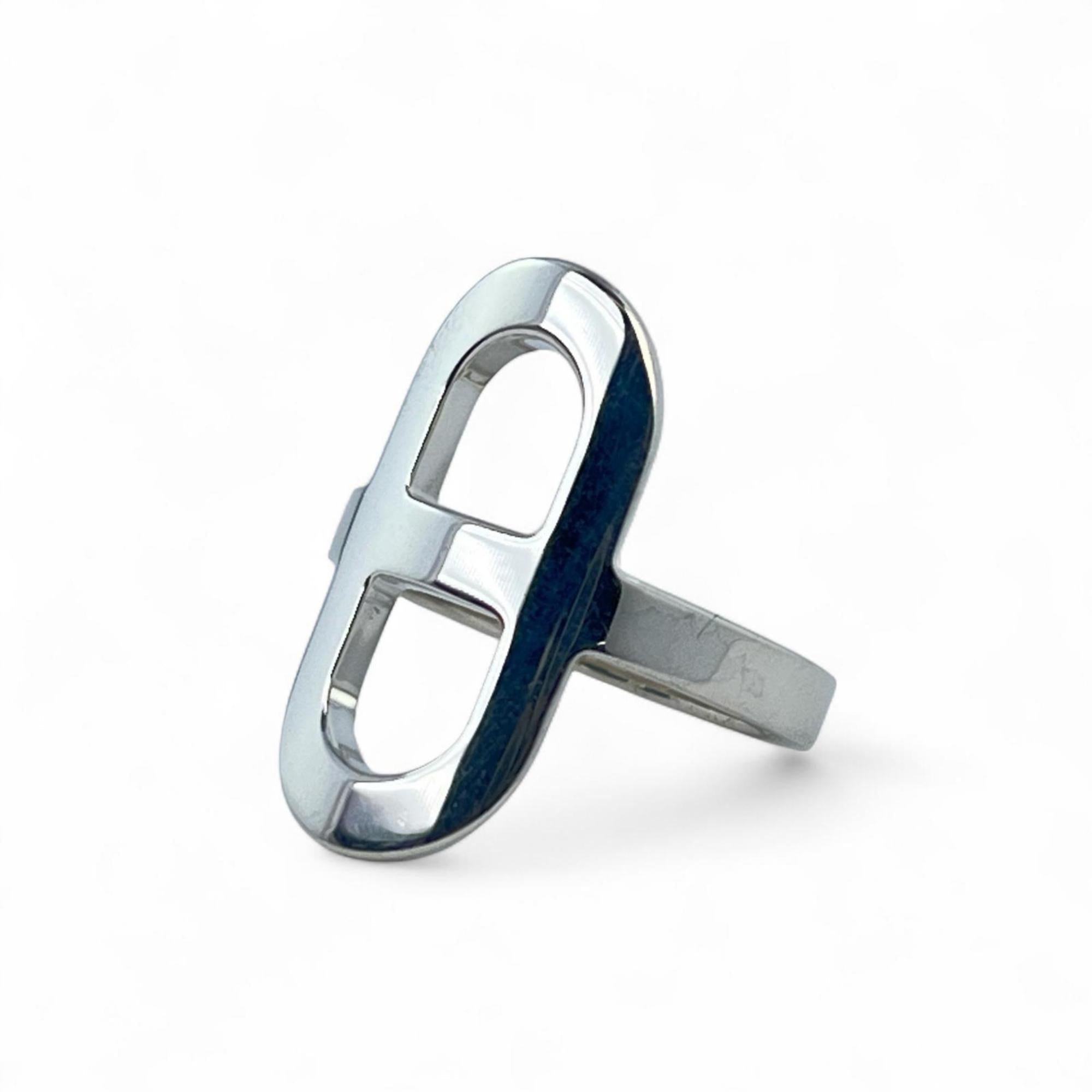 Ever Chaine d'Ancre Ring Sterling Silver Mini