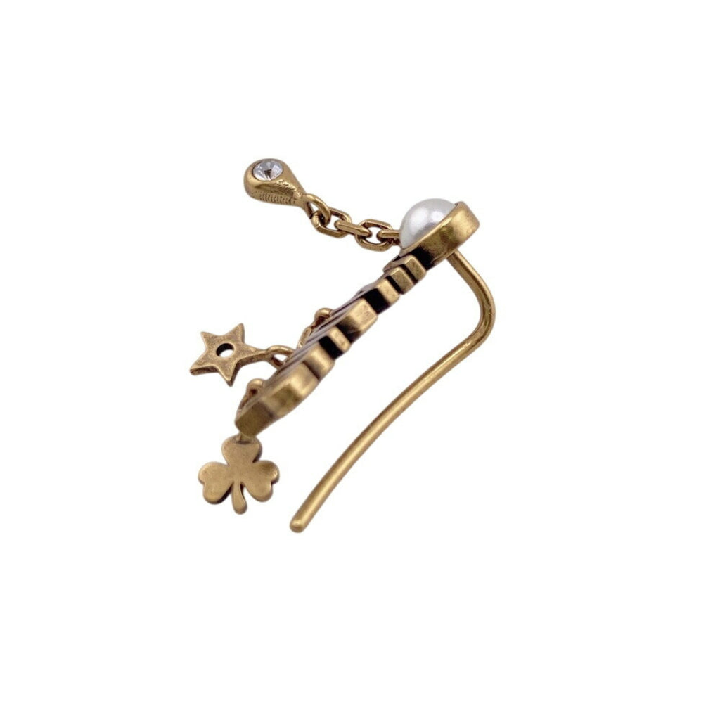 Earrings Artificial Pearl and Gold