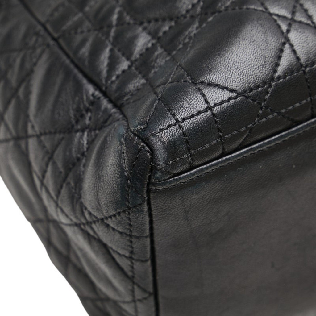 Vintage Lady Dior Bag Cannage Quilt Lambskin Medium