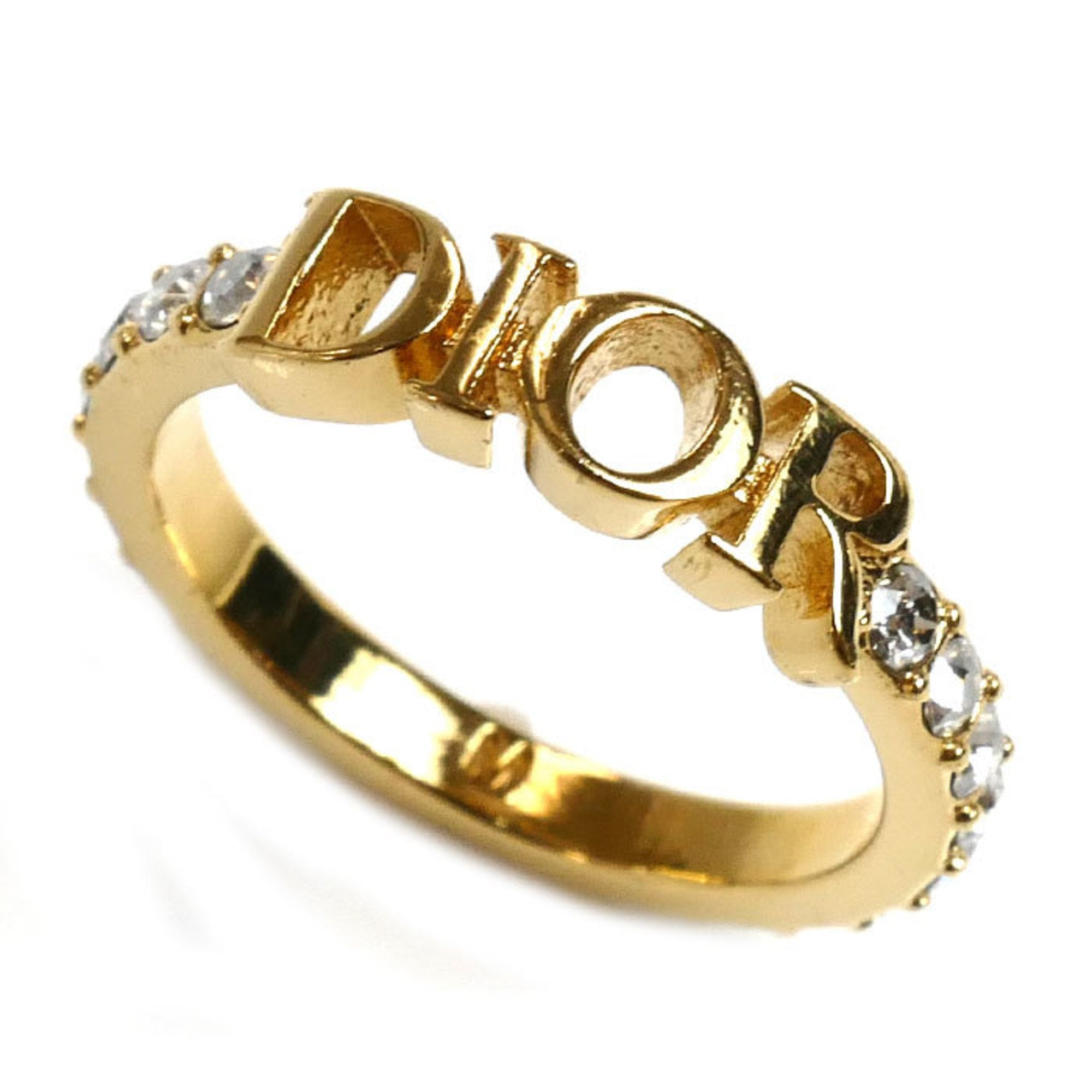 Band Ring With Rhinestone