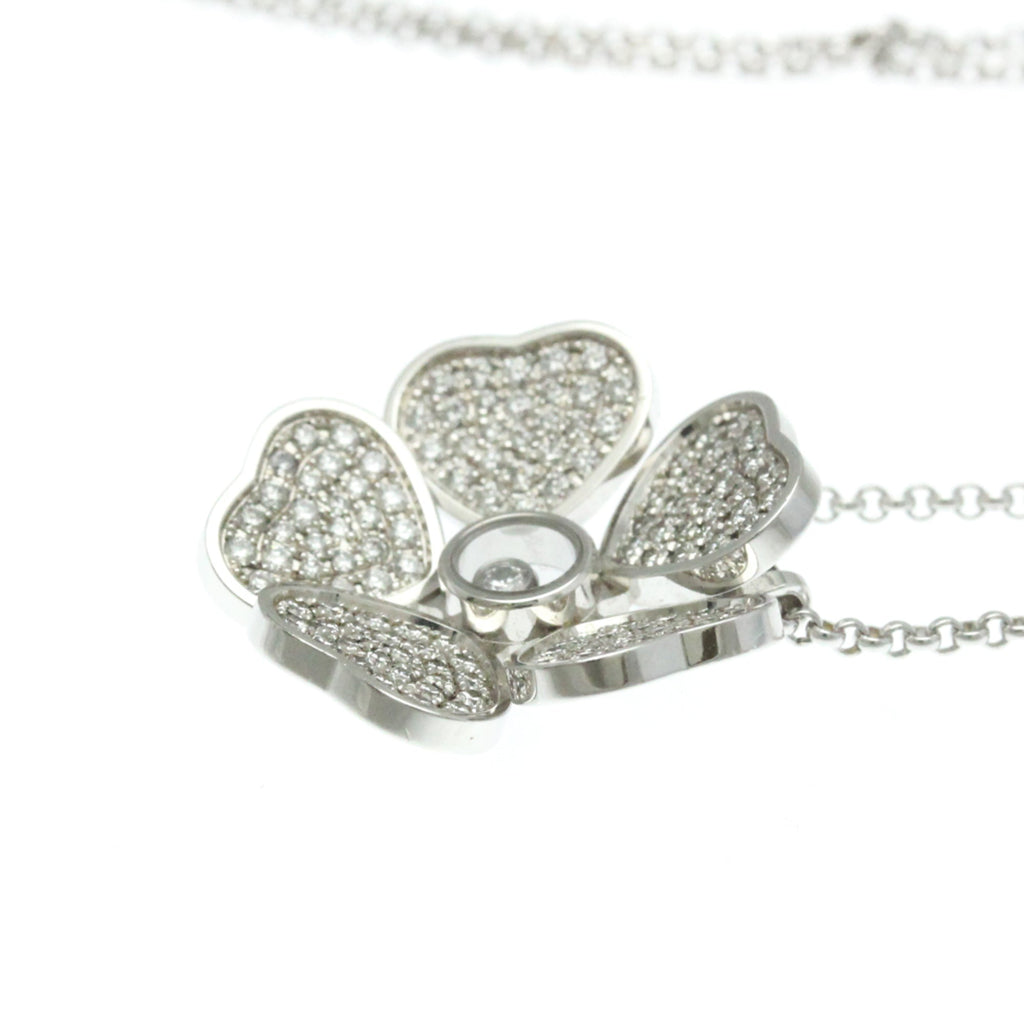 Pendant Necklace 18K White Gold with Diamond