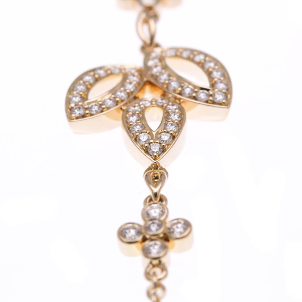 Lily Cluster Bracelet 18K Rose Gold Mini with Diamond