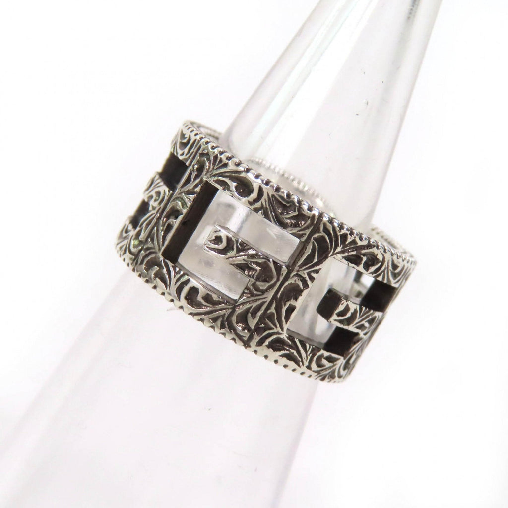Arabesque Square G Ring Sterling Silver
