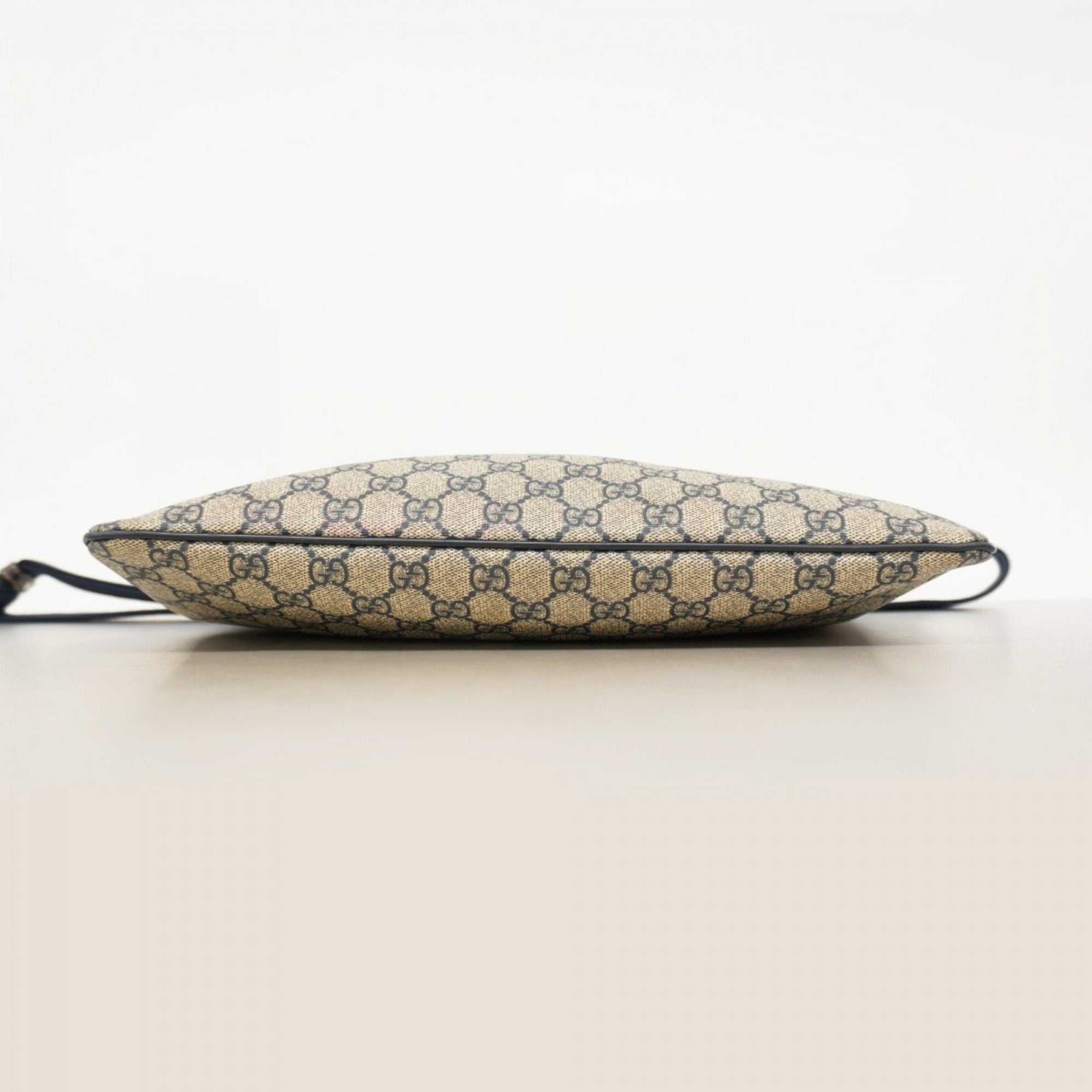 Zip Top Messenger Bag GG Coated Canvas Large