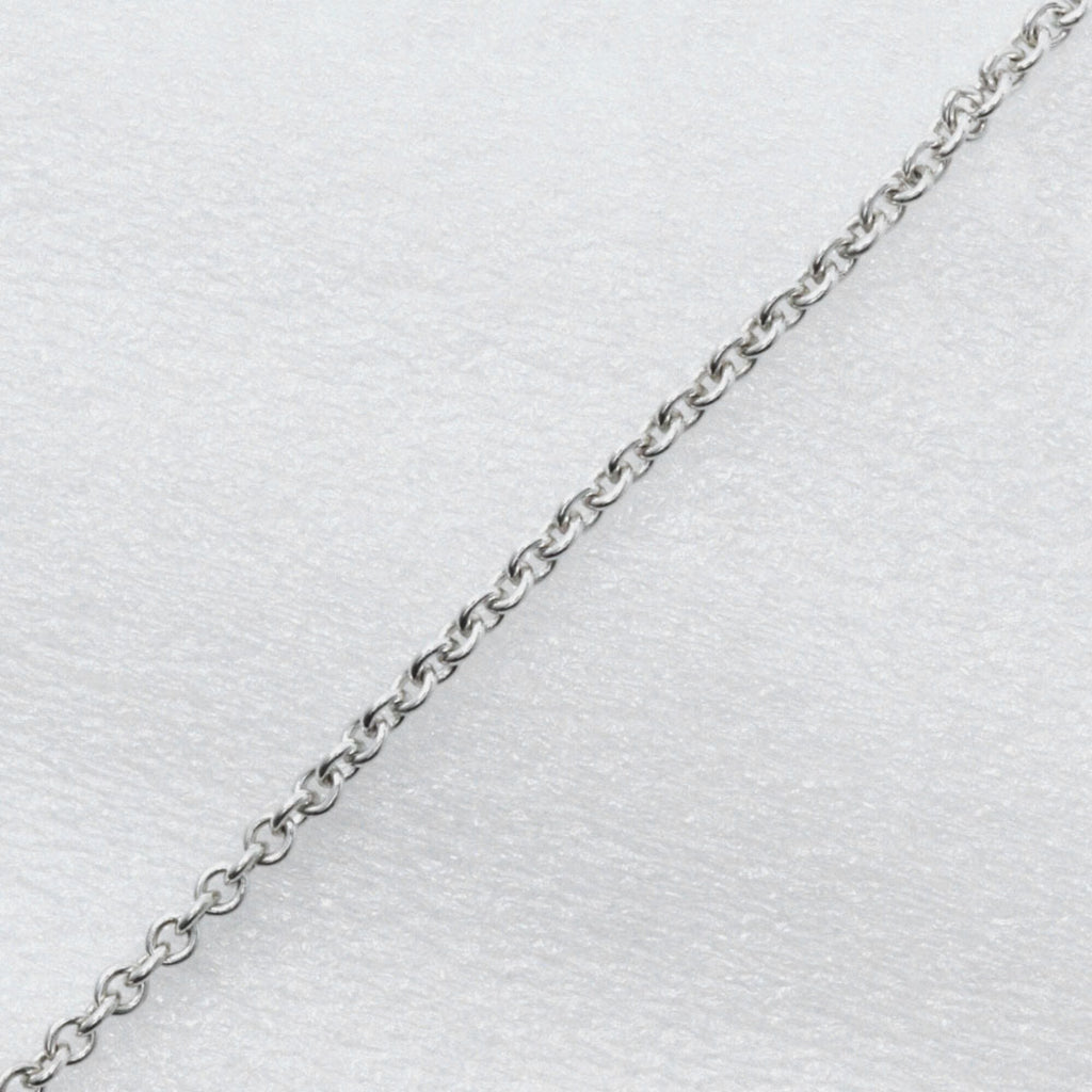 Open Heart Pendant Necklace Sterling Silver 21mm