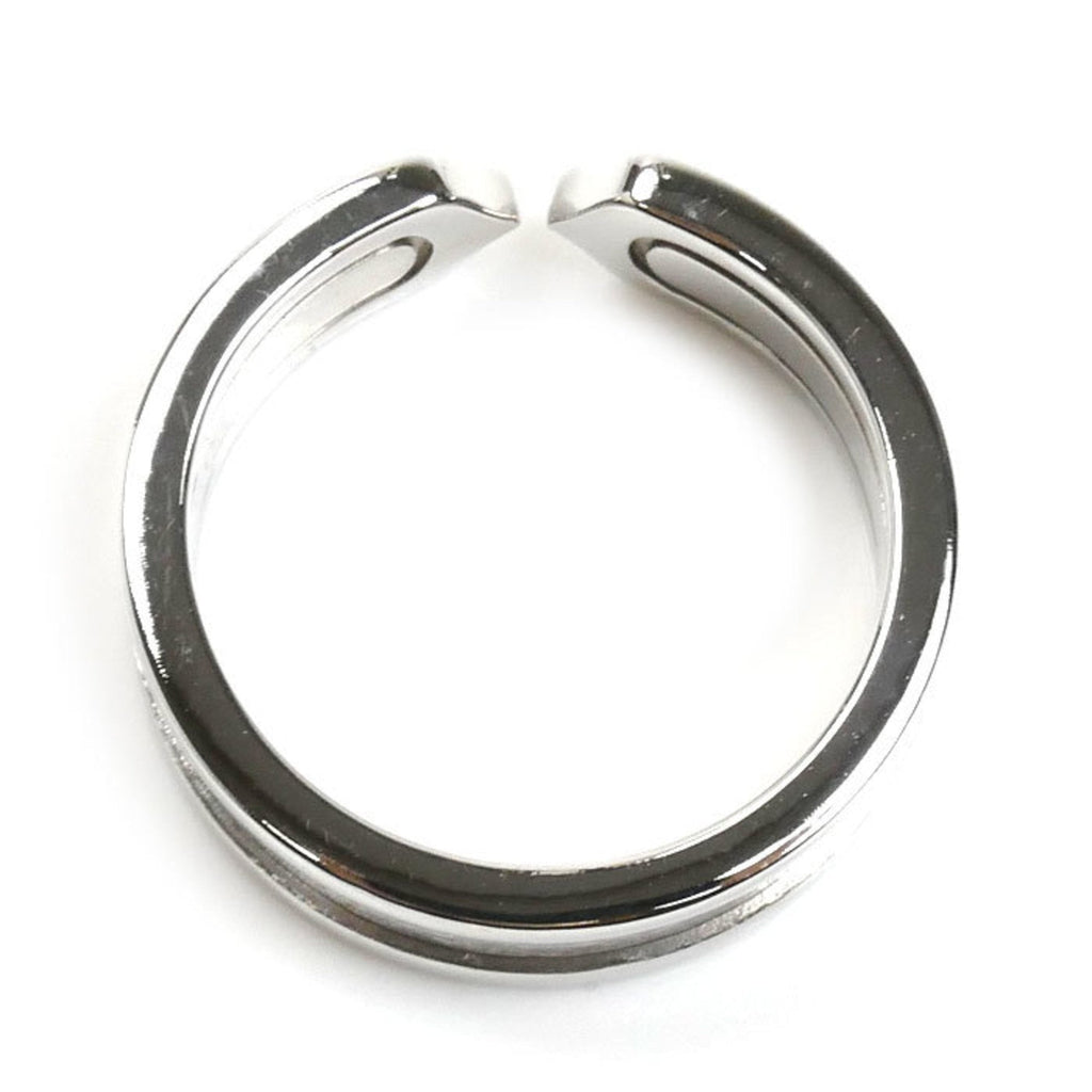 Band Ring 18K White Gold with Diamond