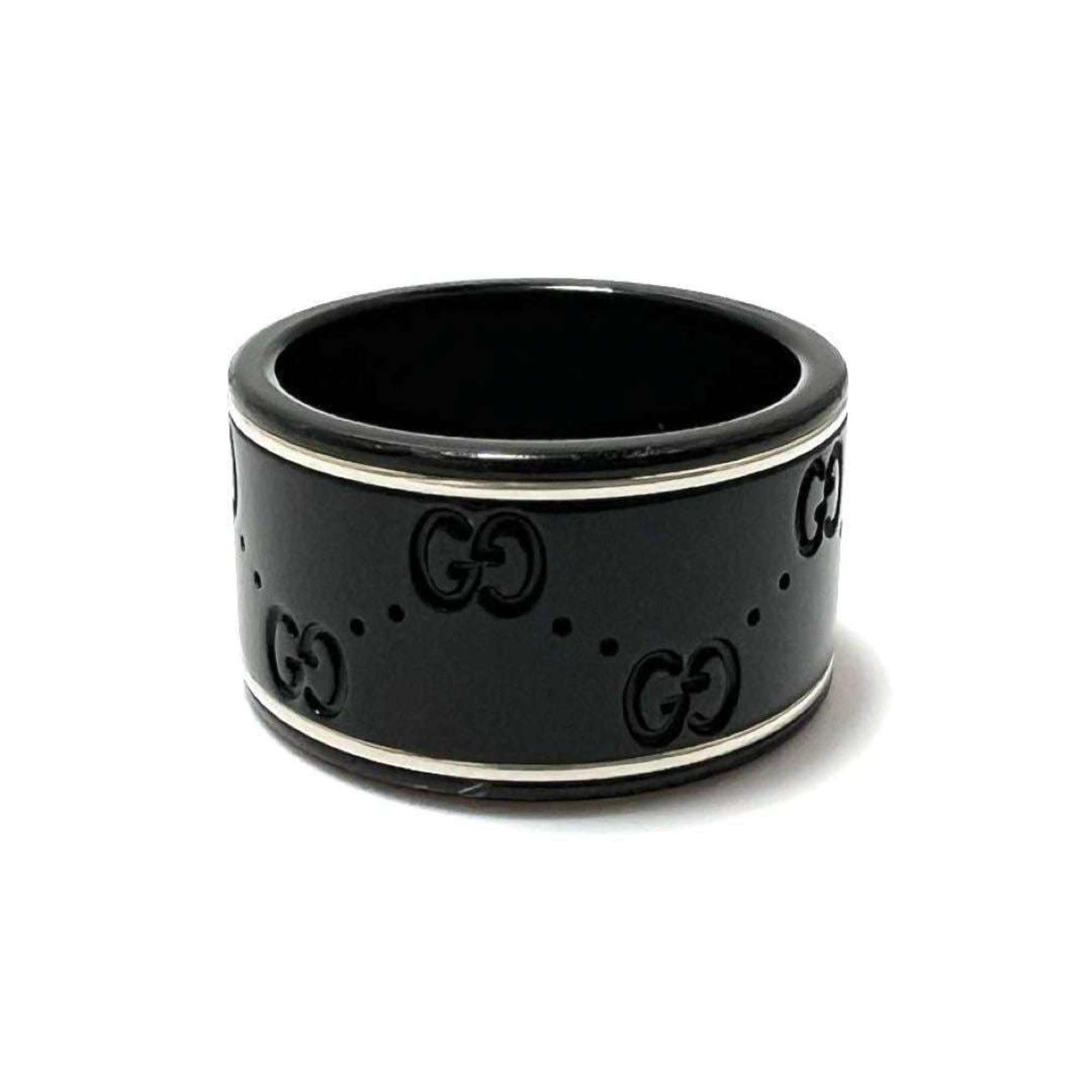 Band Ring 18K White Gold and Ceramic