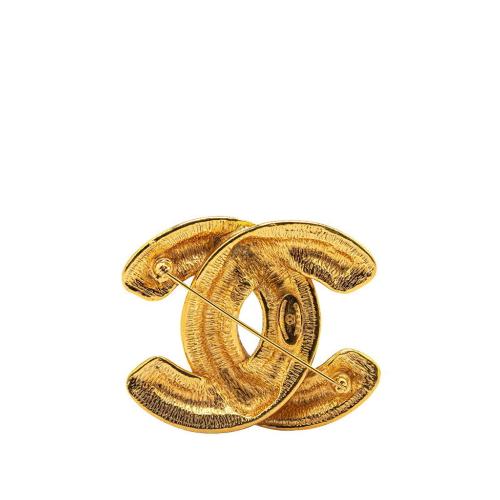 CC Logo Brooch Metal