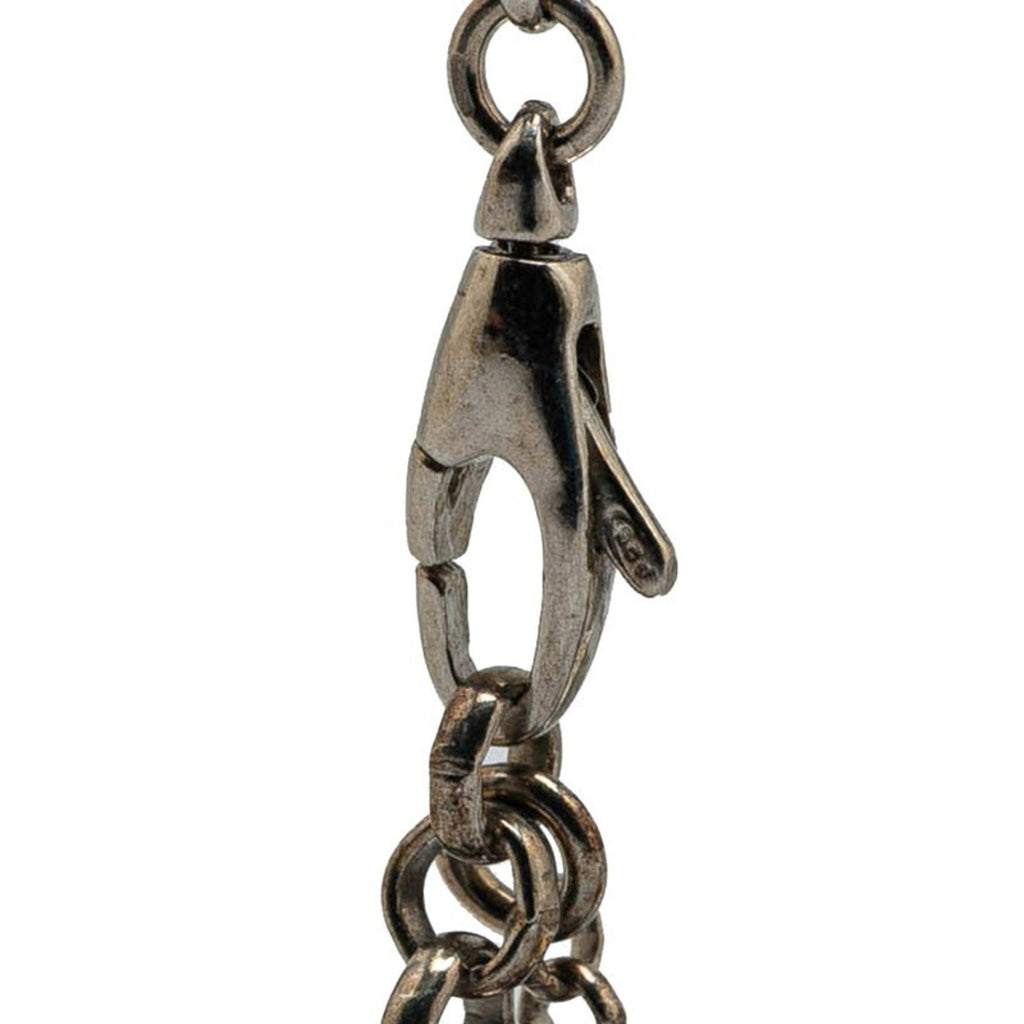 Interlocking G Pendant Necklace Sterling Silver