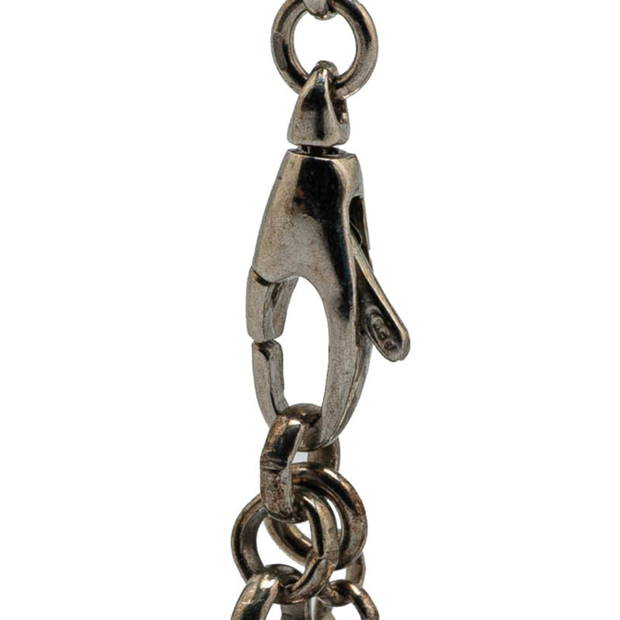 Interlocking G Pendant Necklace Sterling Silver