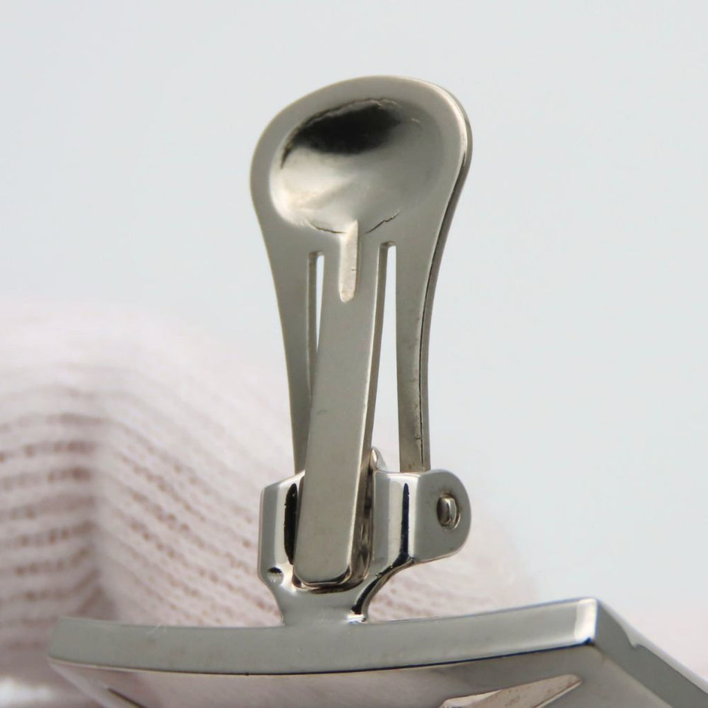 Clip-On Earrings Clip-On Silver-Tone Metal