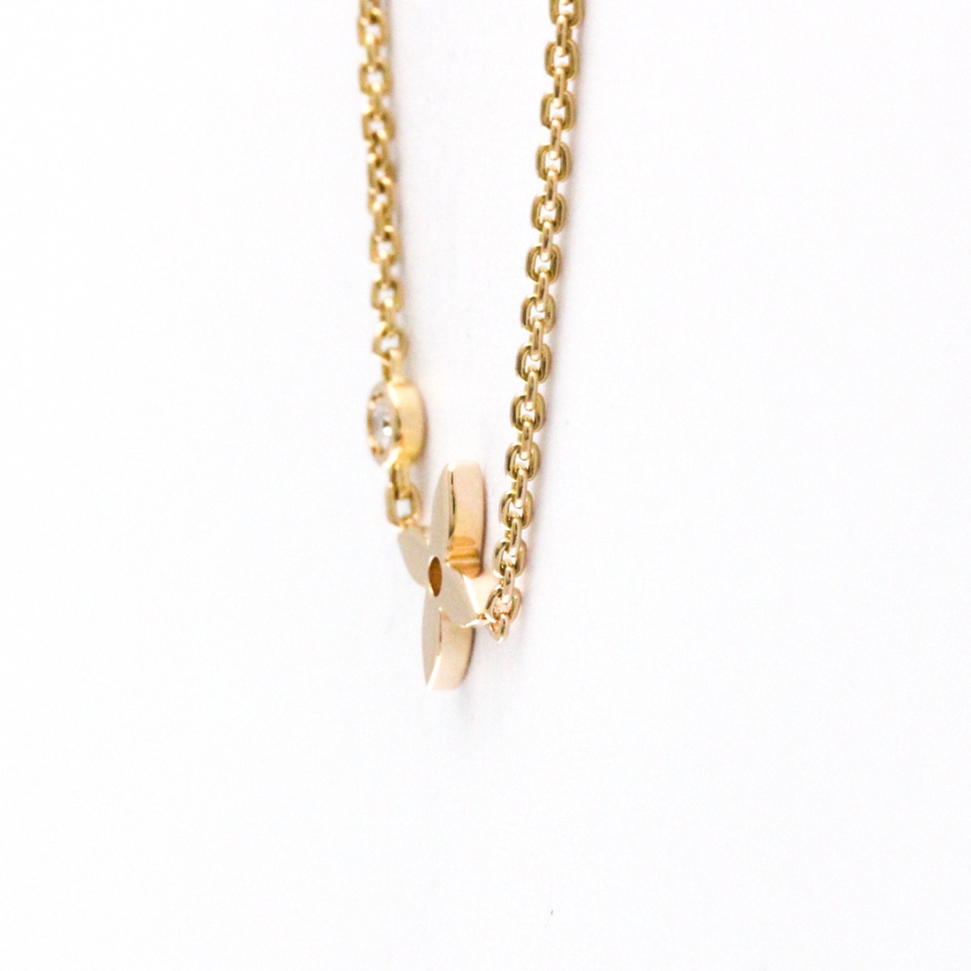Pendant Necklace 18K Rose Gold With Diamond