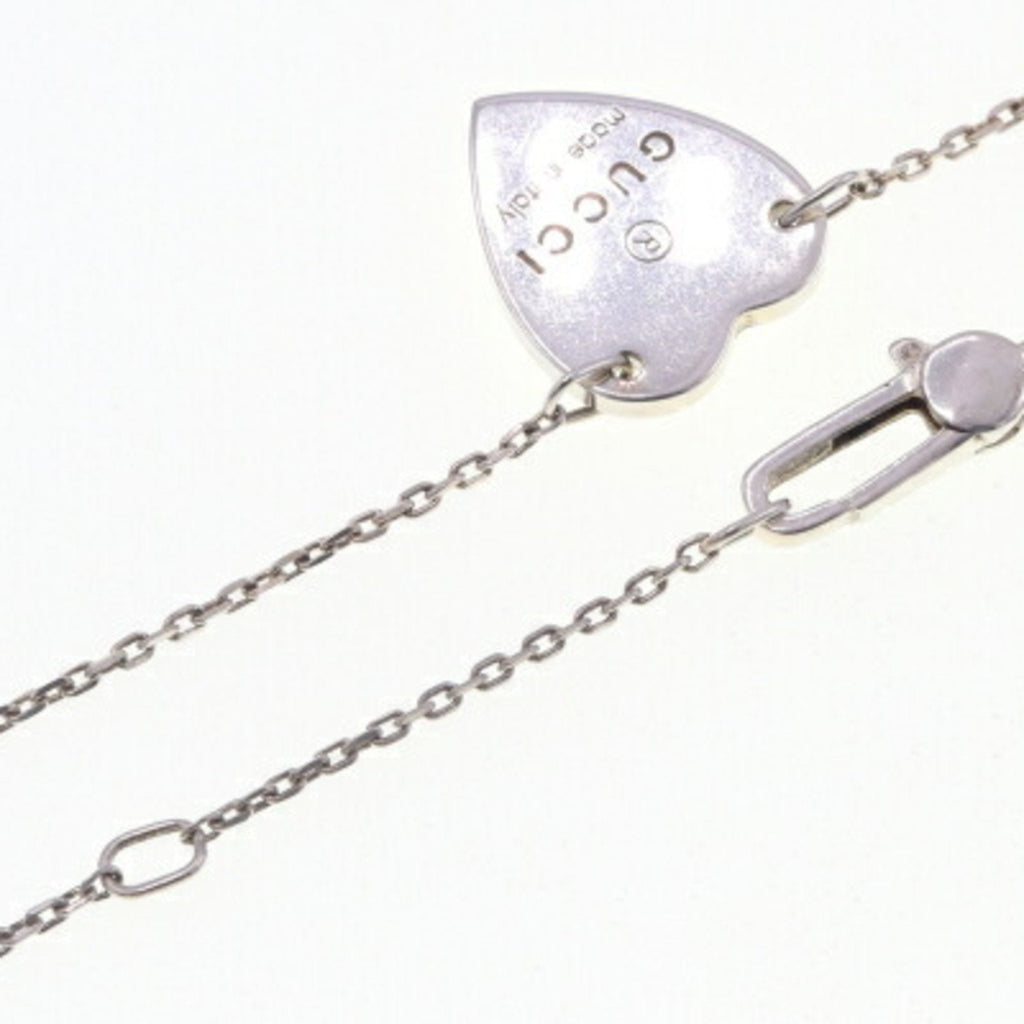 Heart Motif Pendant Necklace Sterling Silver