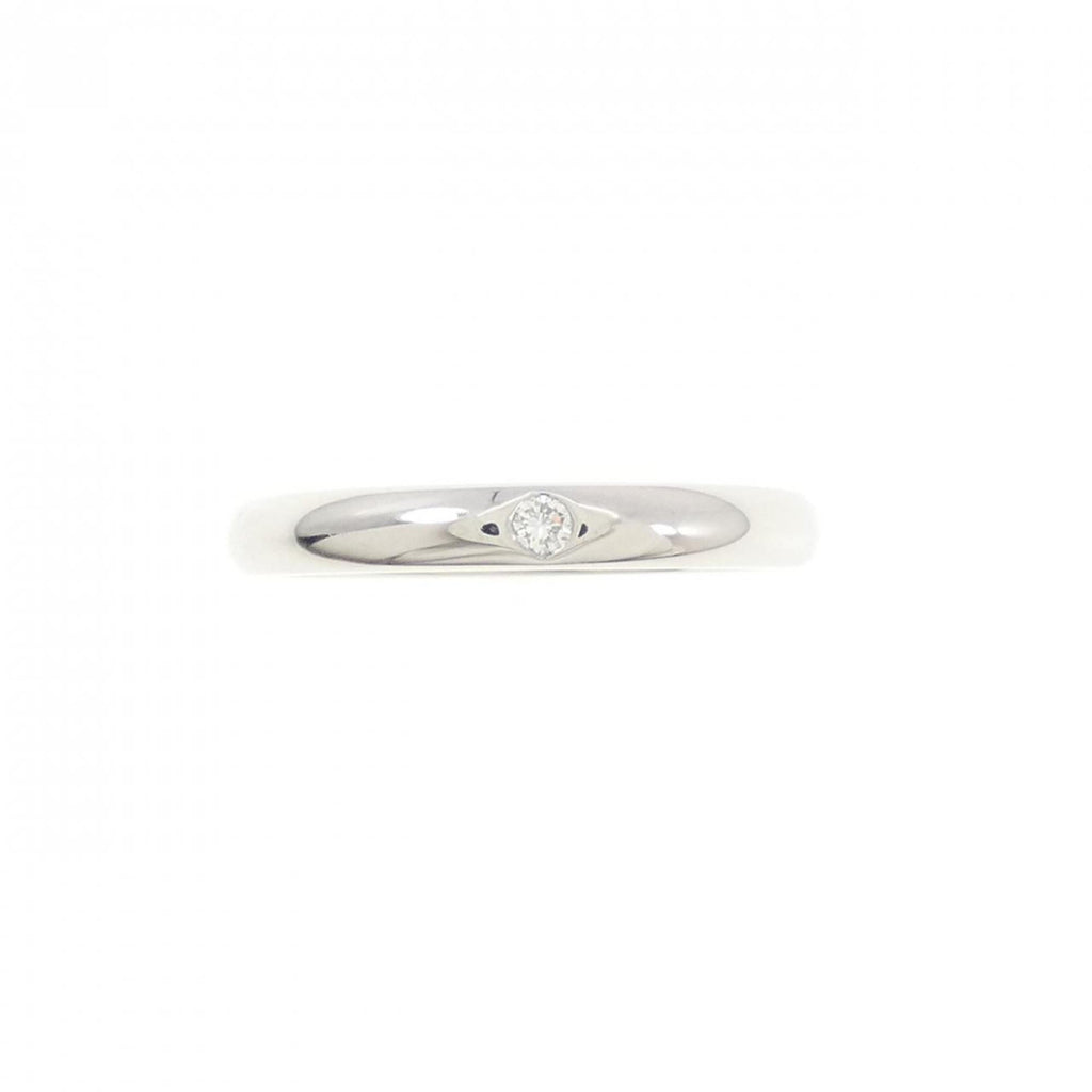 Stacking Ring Platinum with Diamond