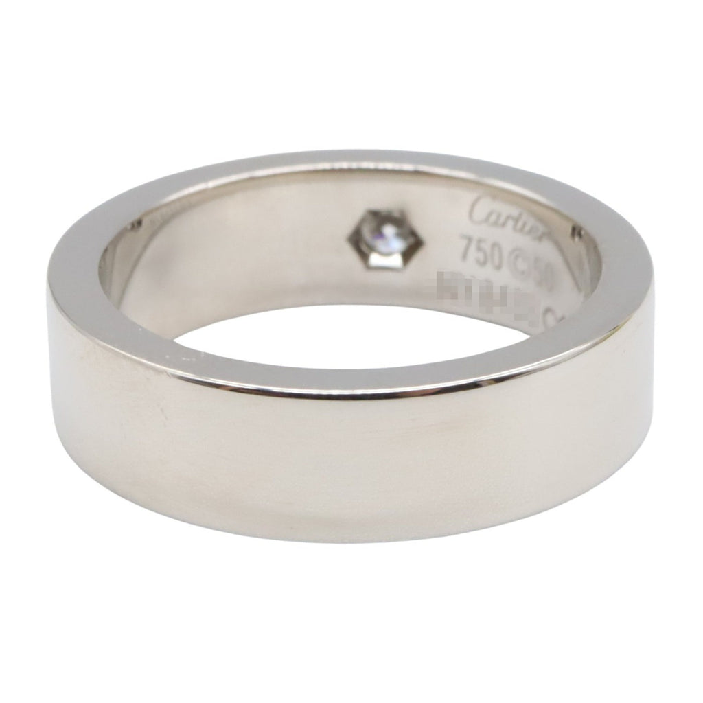 Love Ring 18K White Gold with Diamond