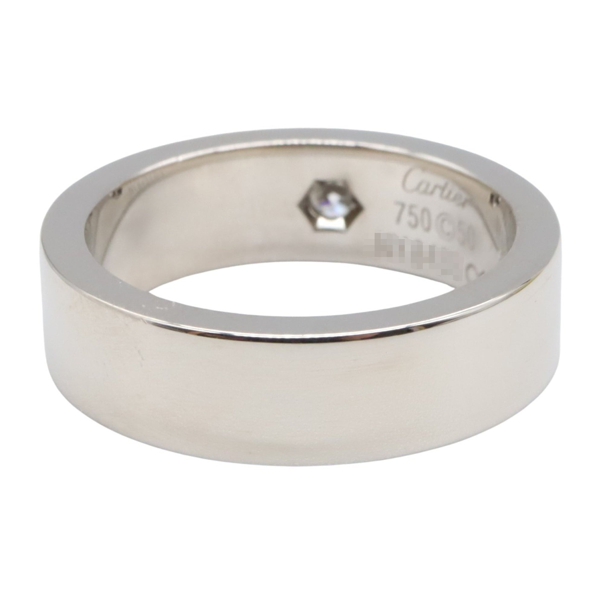 Love Ring 18K White Gold with Diamond