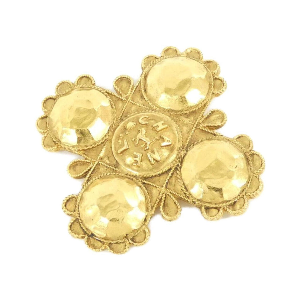 Brooch Gold-Tone Metal