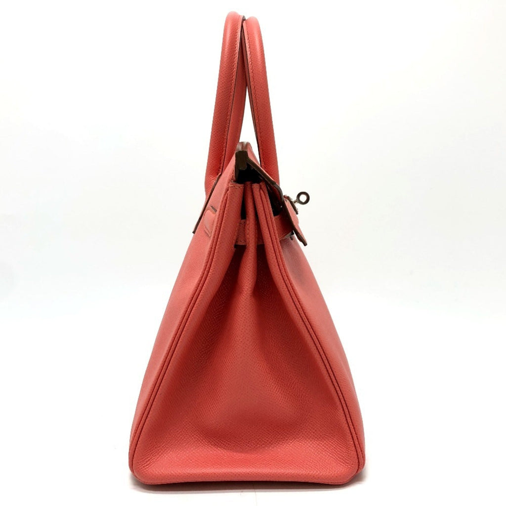 Birkin Handbag Red Epsom with Palladium Hardware 30
