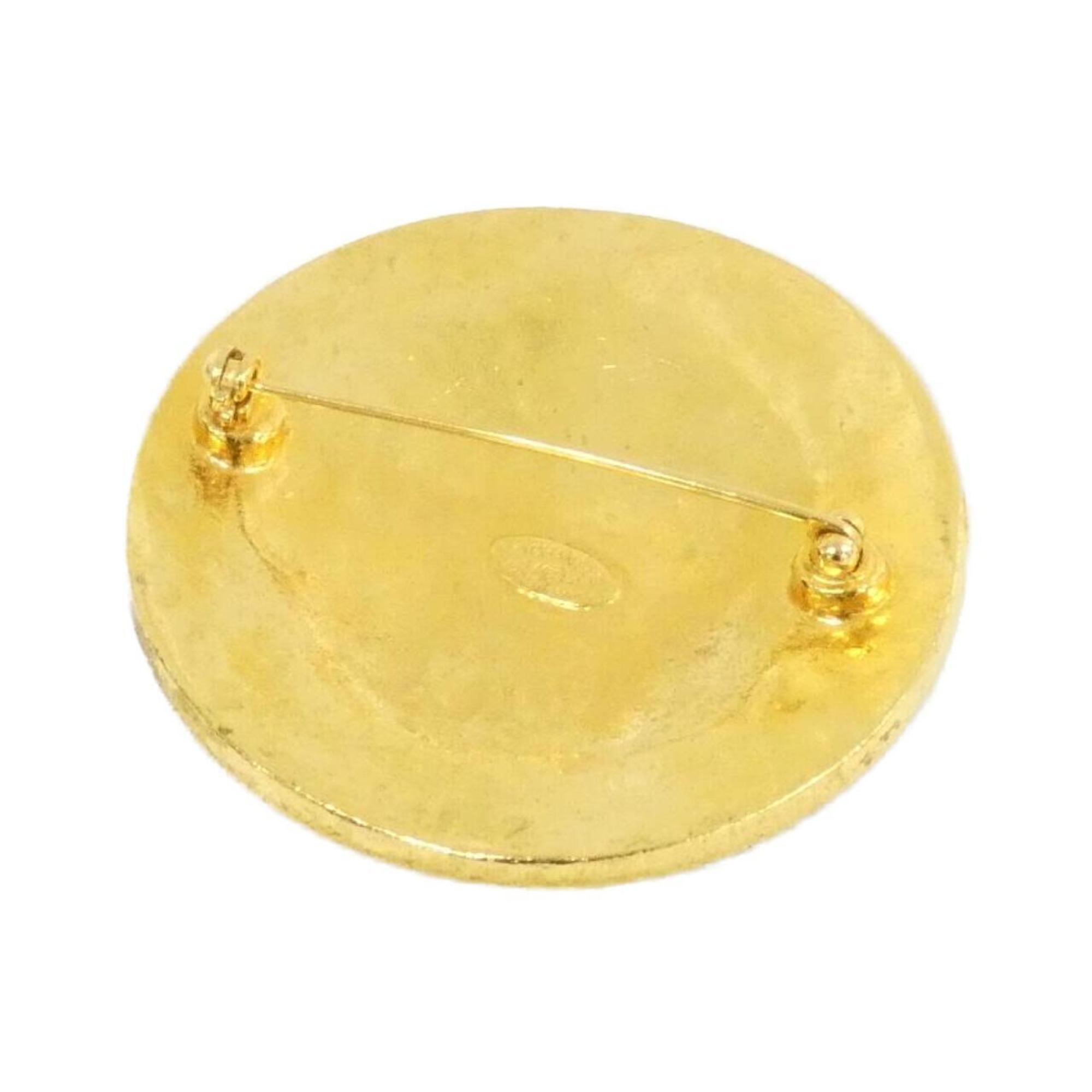 Brooch Gold-Tone Metal