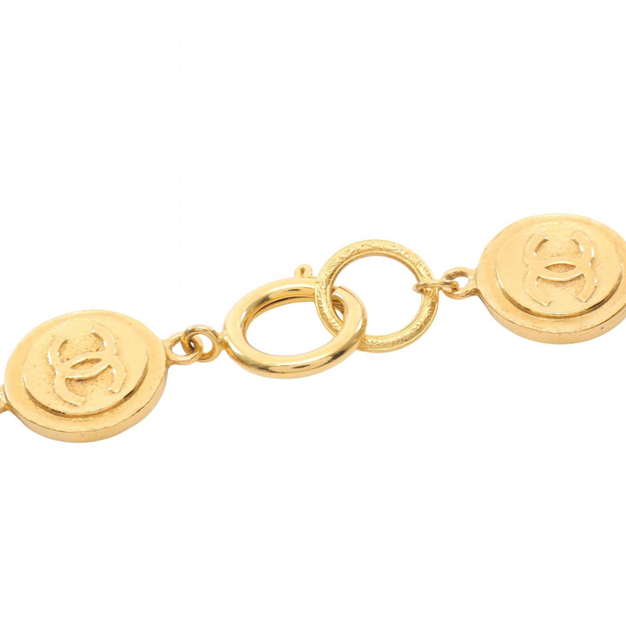 CC Logo Pendant Necklace Metal