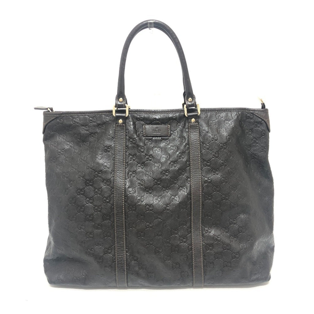 Joy Zip Top Tote Guccissima Leather Medium