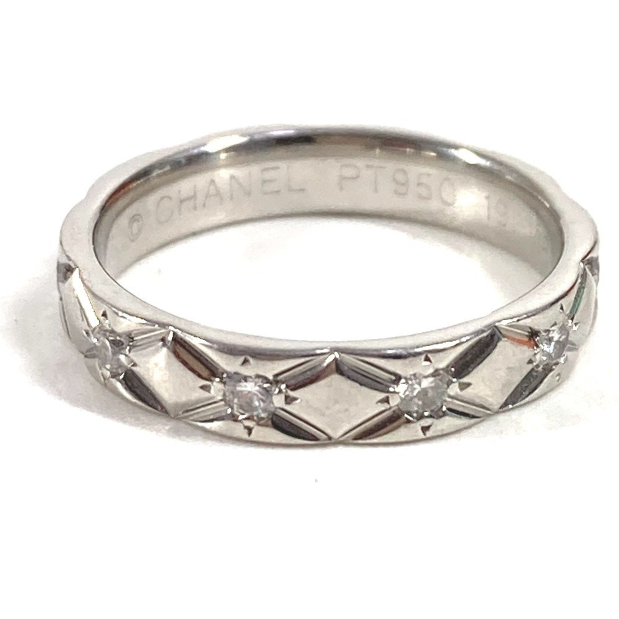 Matelasse Quilted Ring Platinum