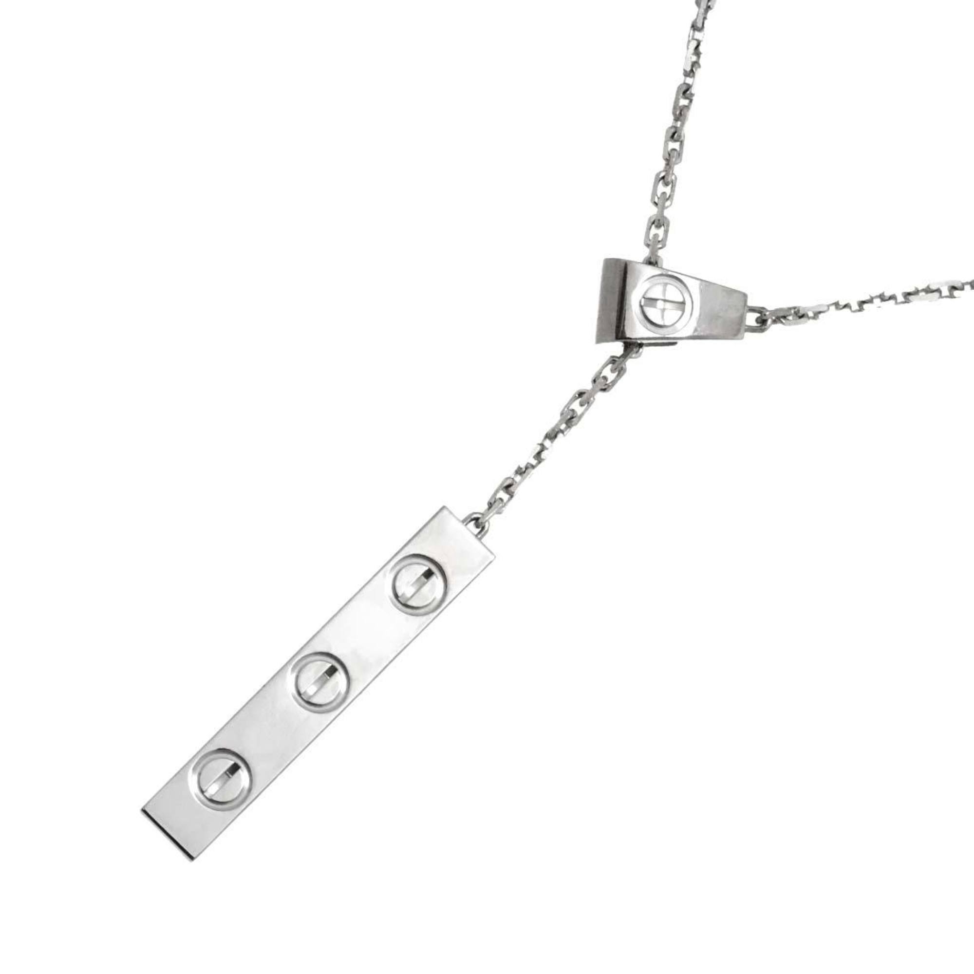 Love Pendant Necklace 18K White Gold