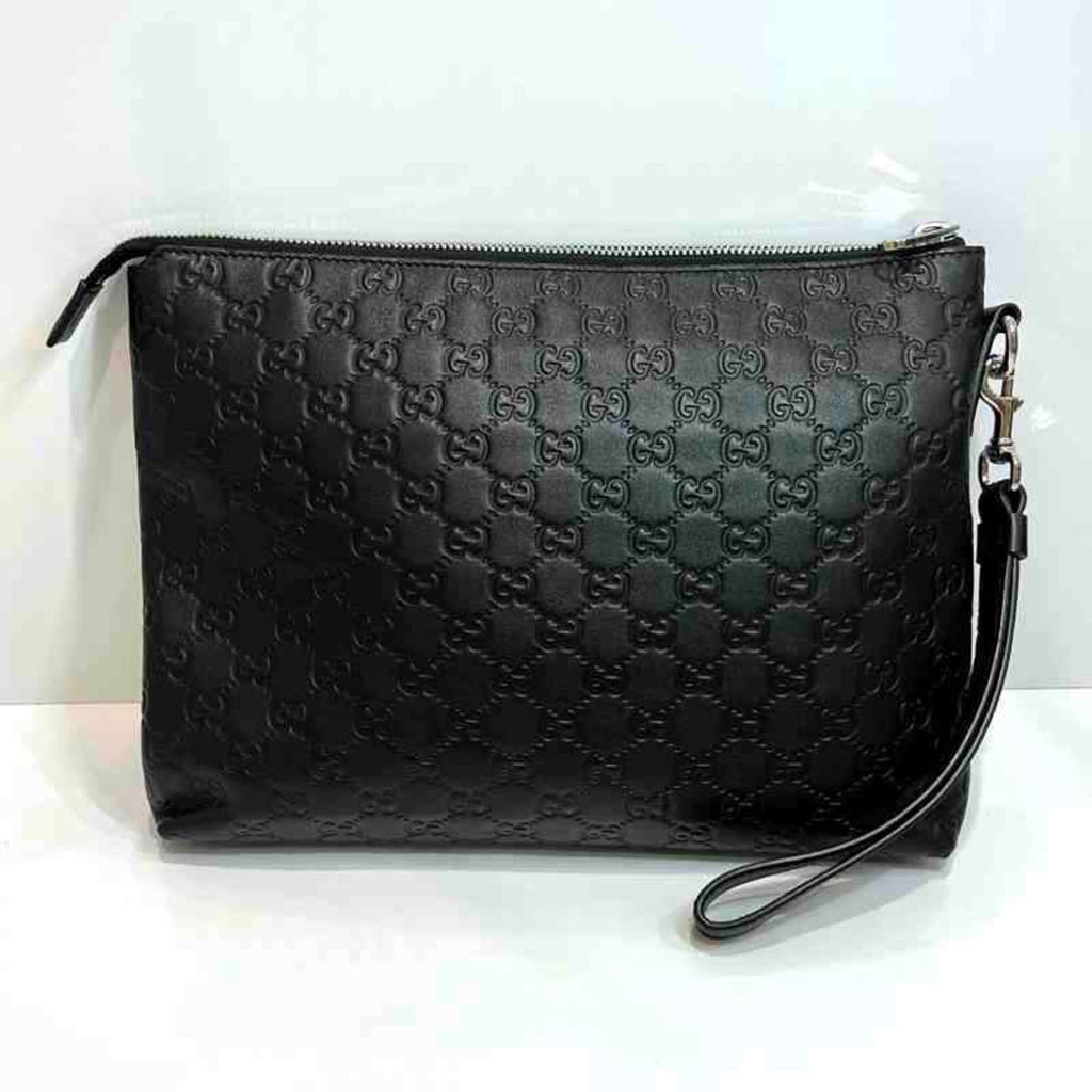 Signature Soft Wristlet Guccissima Leather
