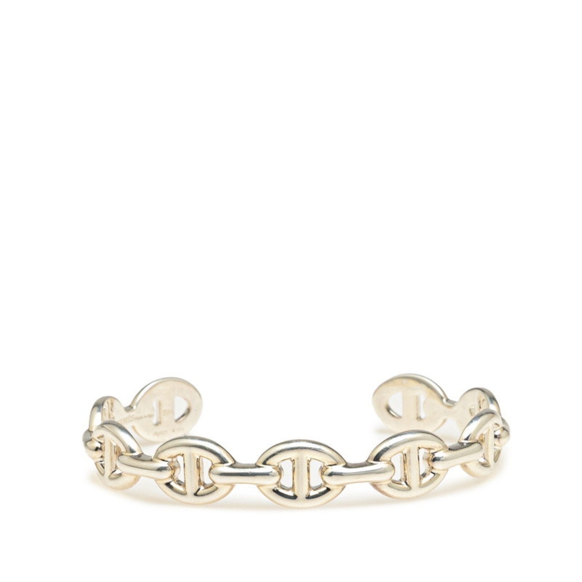 Chaine d'Ancre Bangle Sterling Silver Bracelet