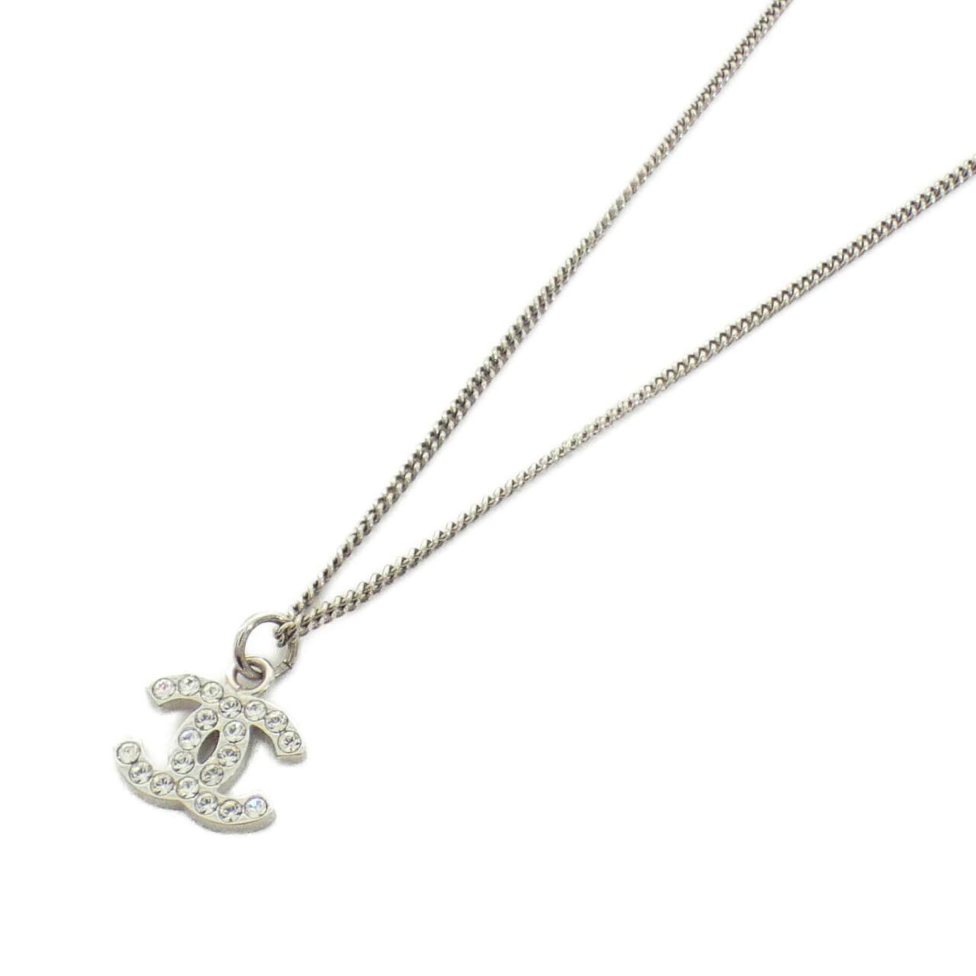 Pendant Necklace Sterling Silver with Crystal