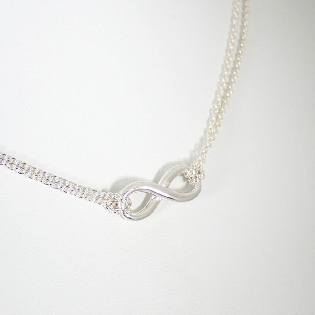 Infinity Pendant Necklace Sterling Silver
