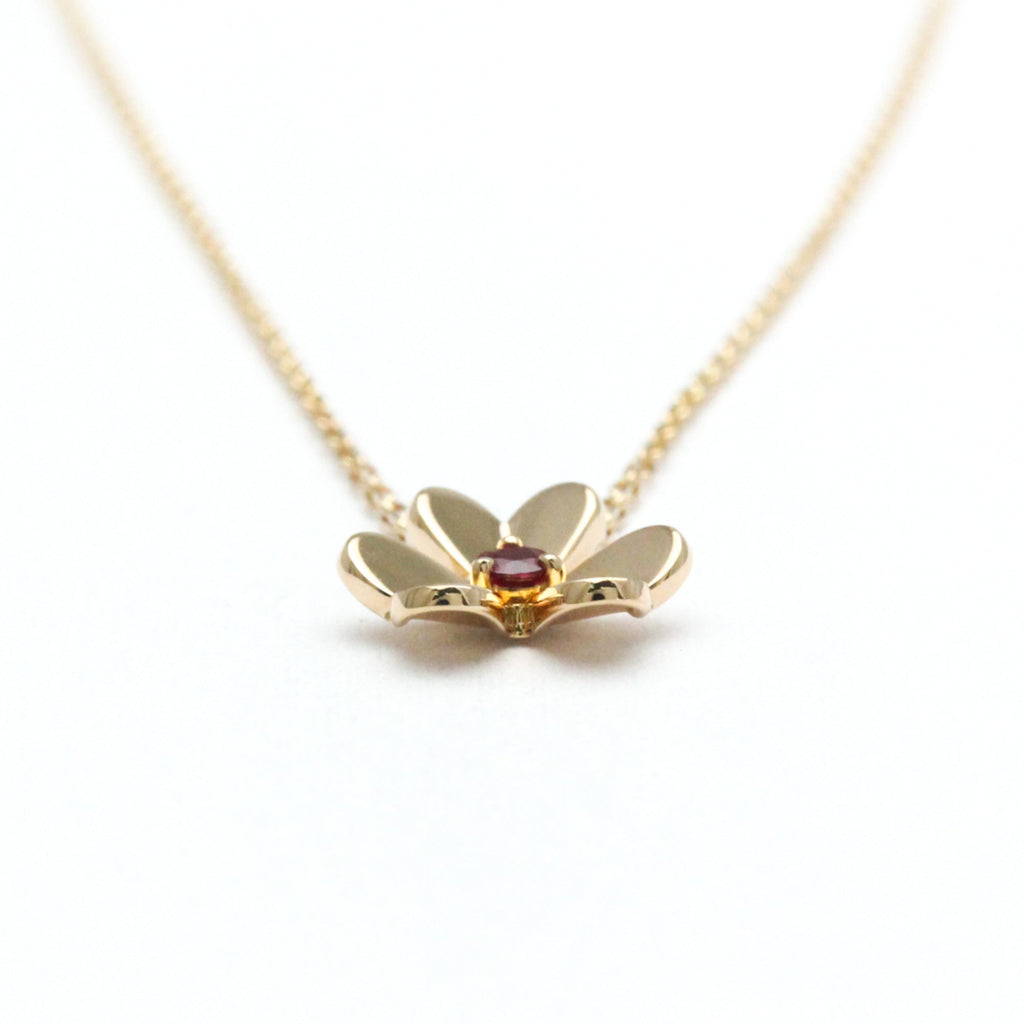 Frivole Pendant Necklace 18K Rose Gold Mini with Diamond