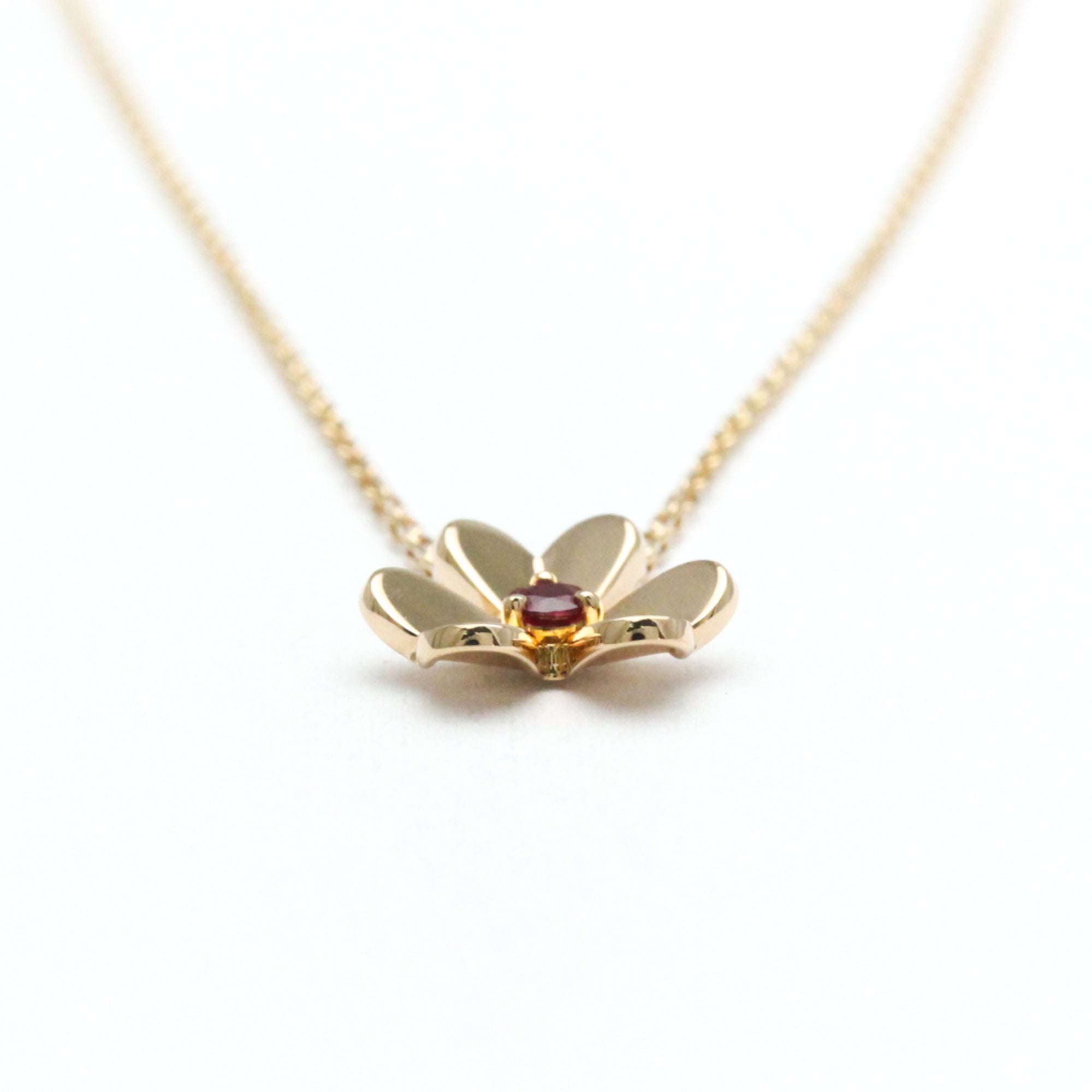 Frivole Pendant Necklace 18K Rose Gold Mini with Diamond