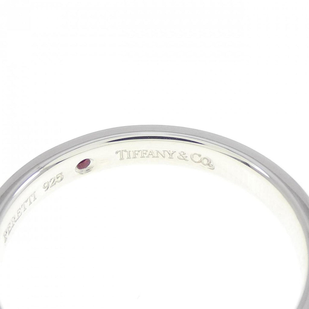 Band Ring Sterling Silver with Ruby