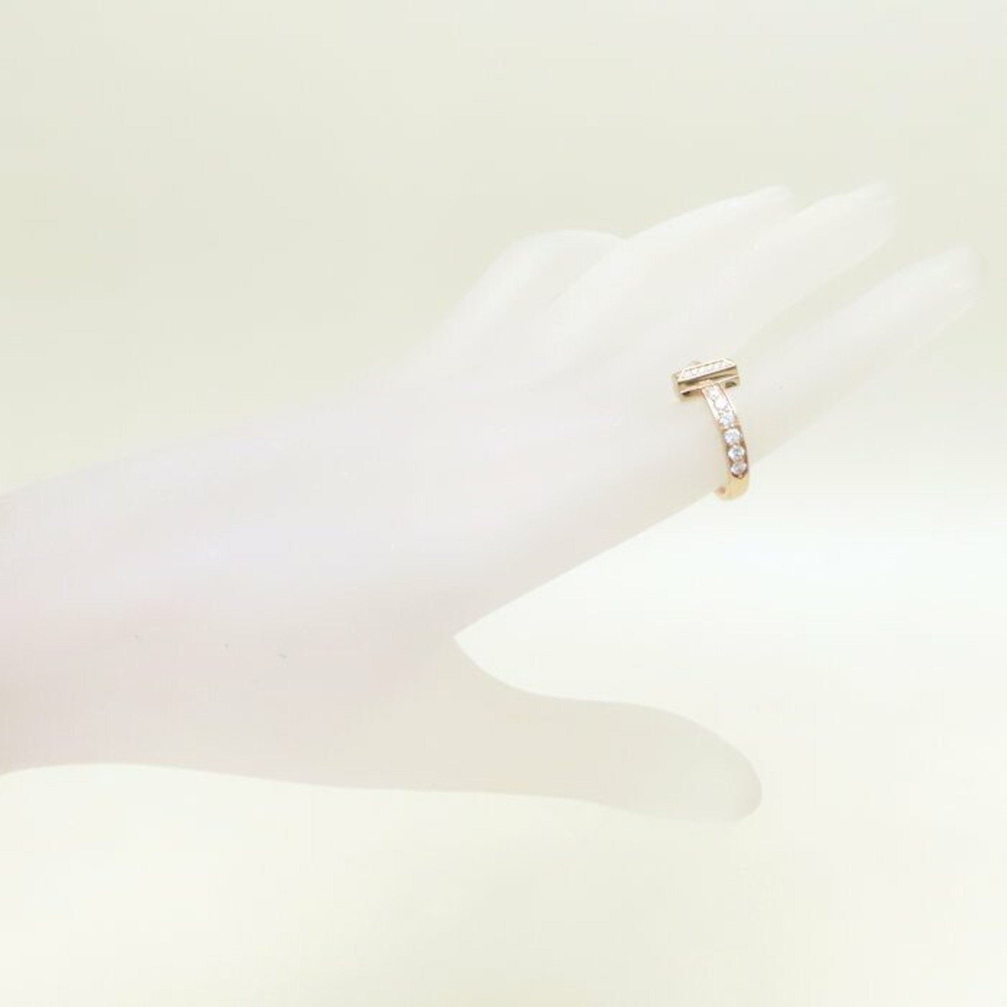 T‑One Ring 18K Rose Gold with Diamond