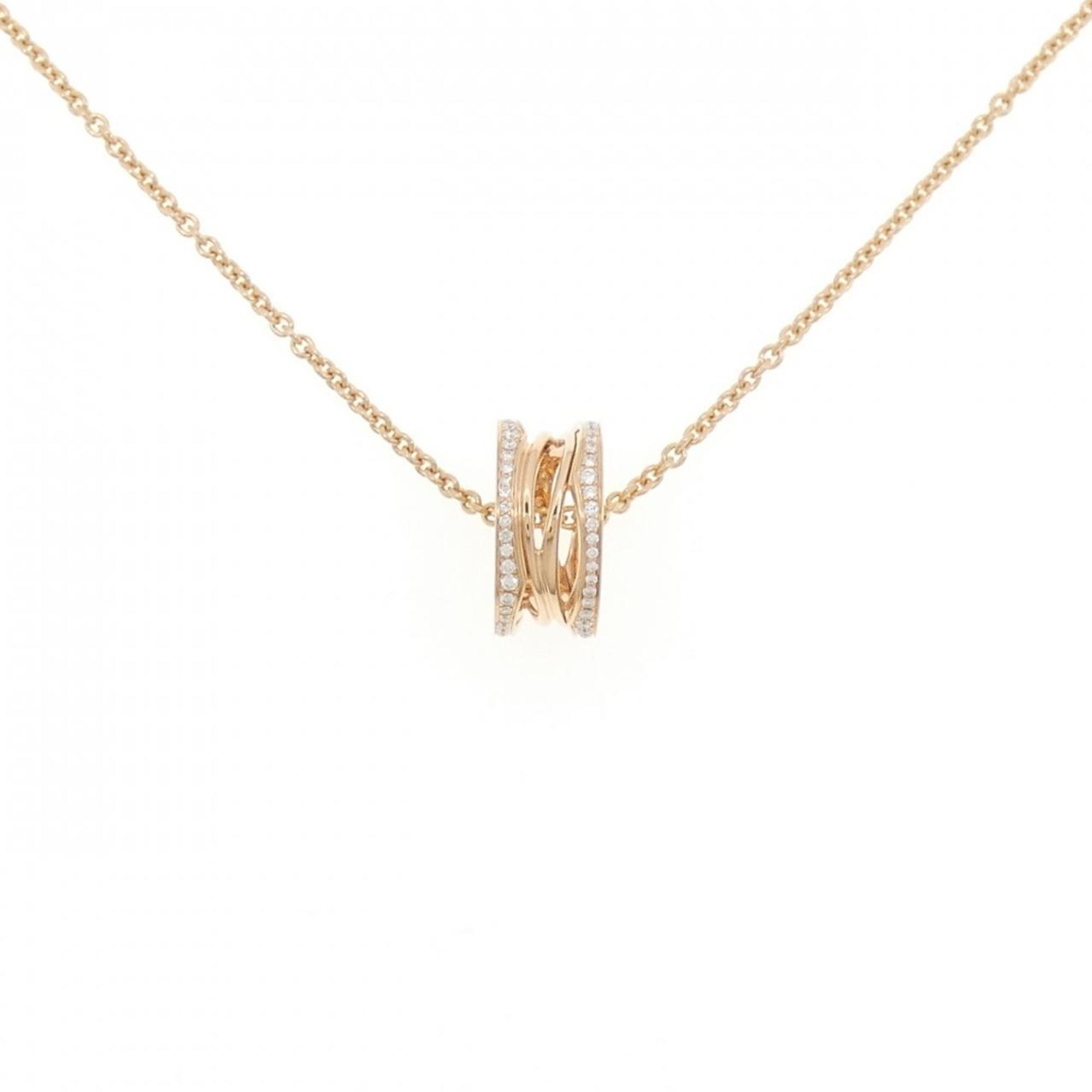 B.Zero1 Pendant Necklace 18K Rose Gold with Diamond