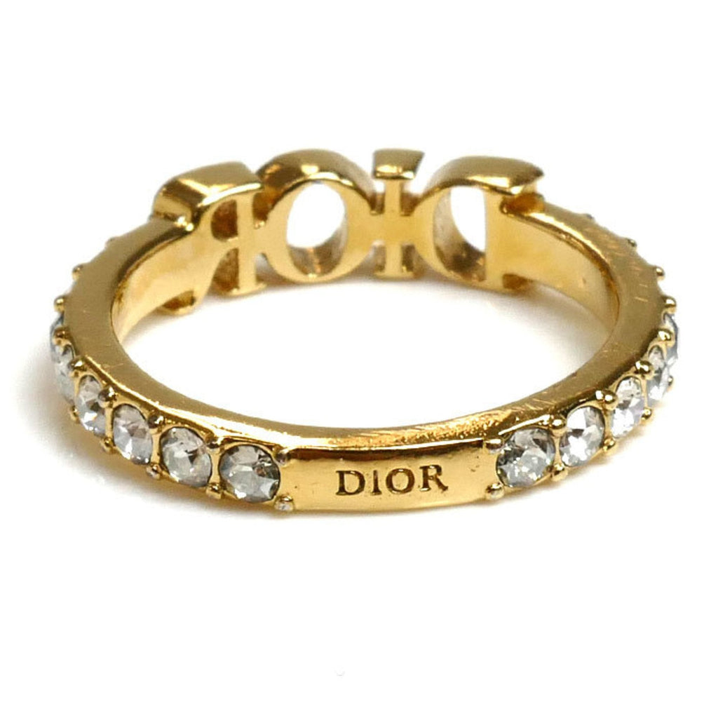 Band Ring With Rhinestone