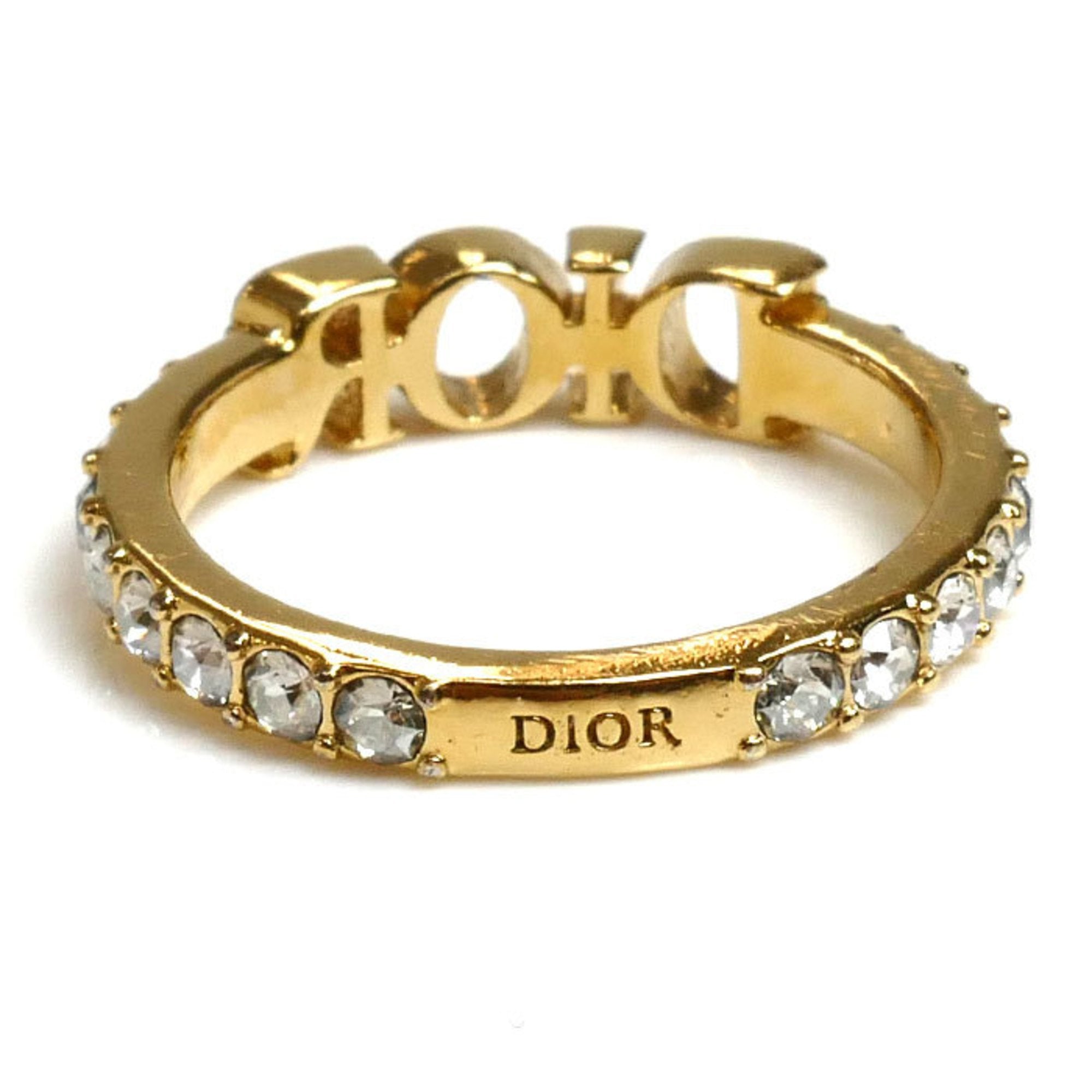 Band Ring With Rhinestone