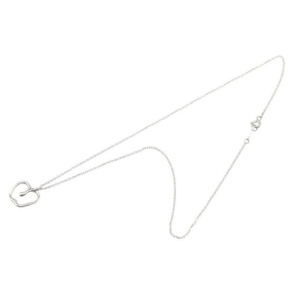 Apple Pendant Necklace Sterling Silver