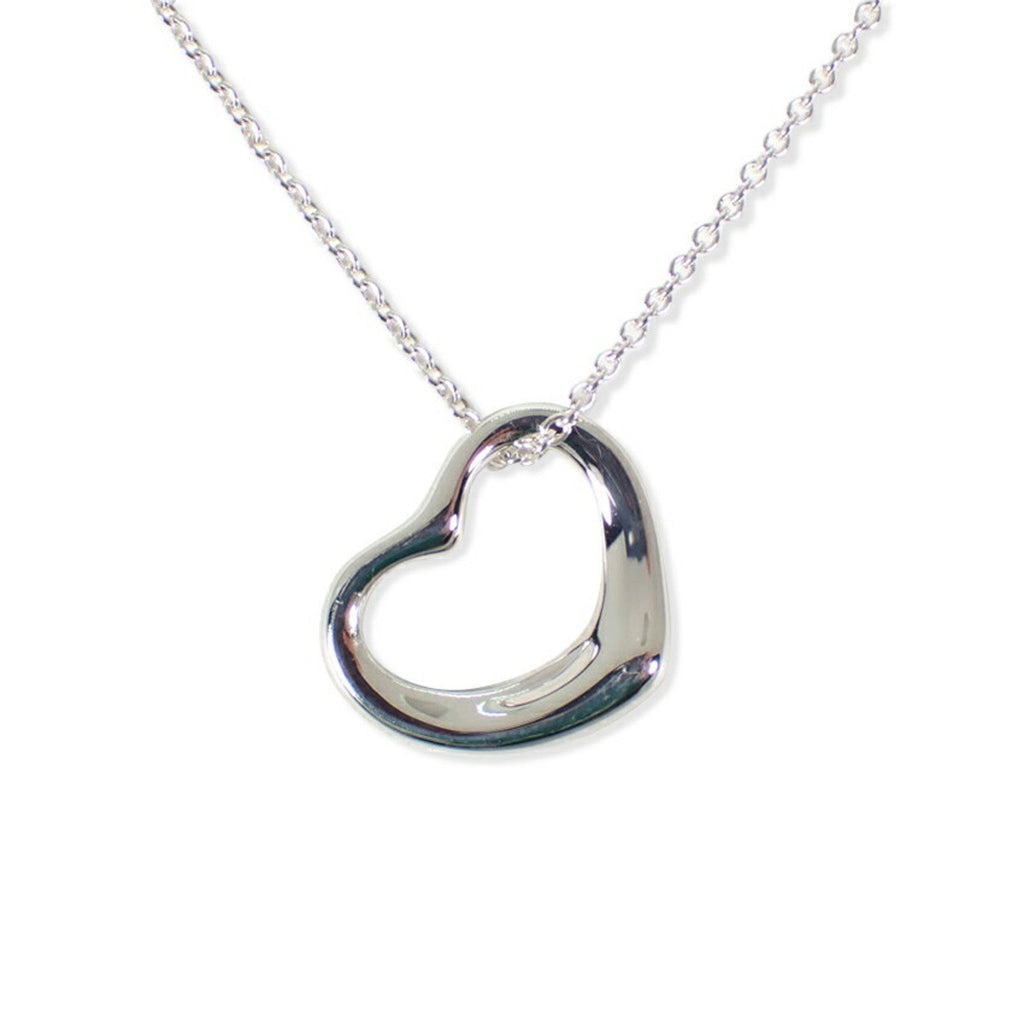 Heart Pendant Necklace Sterling Silver