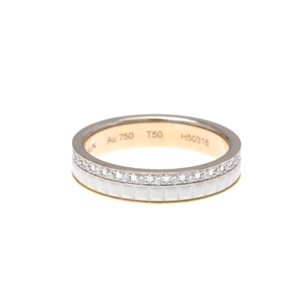 Ring Ceramic and 18K Rose Gold with Diamond