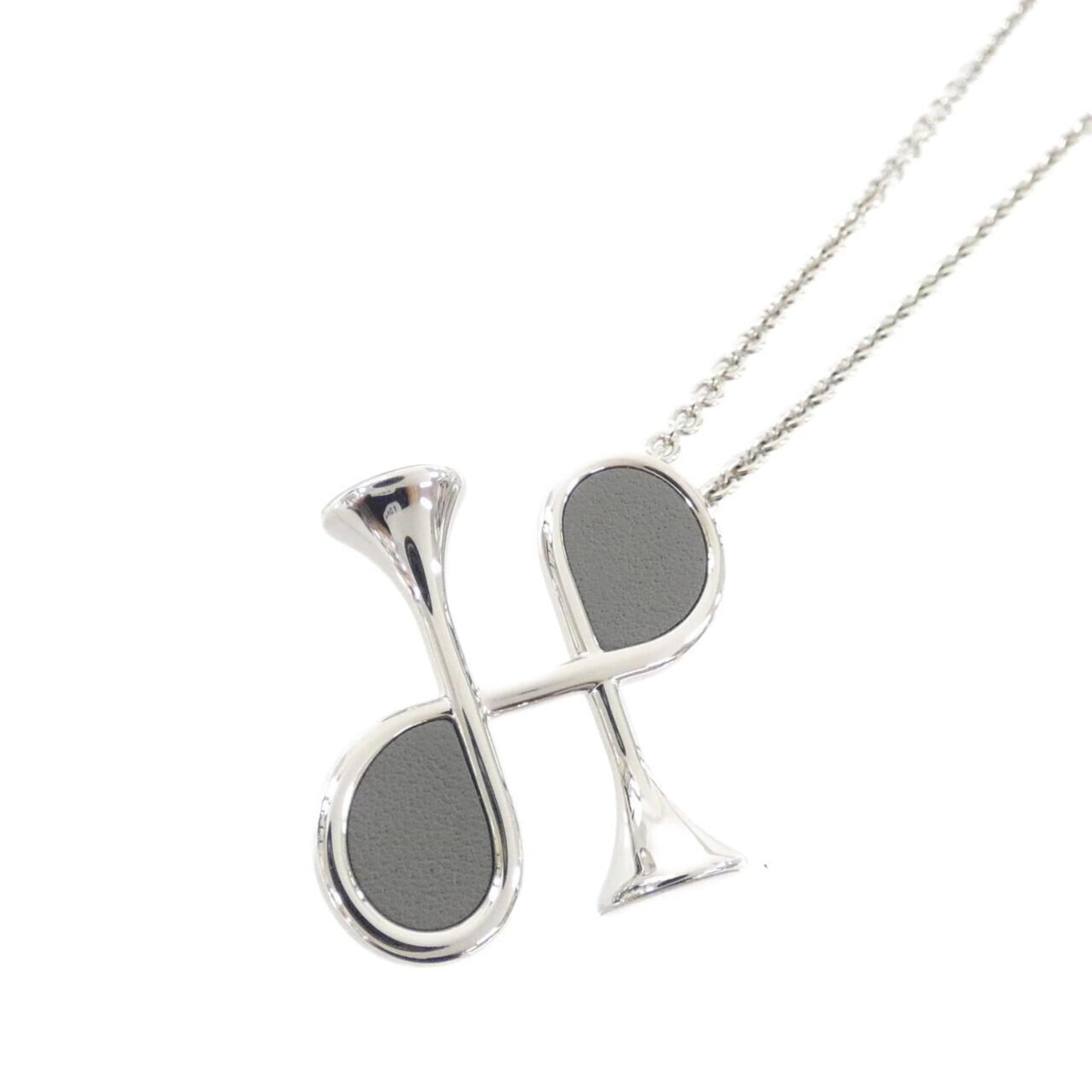 Pendant Necklace Swift Leather